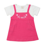 Newborn Girls Half Sleeves Frock - Pink, Kids, Newborn Girls Frocks, Chase Value, Chase Value