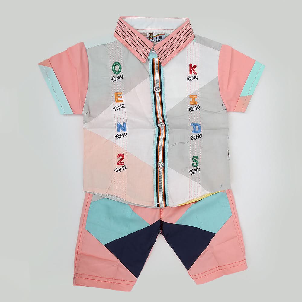 Newborn Boys Half Sleeves Suit - Multi, Kids, NB Boys Sets And Suits, Chase Value, Chase Value