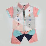 Newborn Boys Half Sleeves Suit - Multi, Kids, NB Boys Sets And Suits, Chase Value, Chase Value