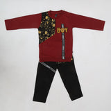 Boys Full Sleeves Suit - Maroon, Kids, Boys Sets And Suits, Chase Value, Chase Value
