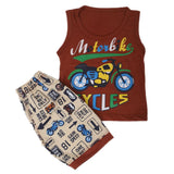 Boys Sando Suit - Dark Brown, Kids, Boys Sets And Suits, Chase Value, Chase Value