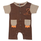 Newborn Boys Romper - Light Brown, Kids, Newborn Boys Rompers, Chase Value, Chase Value