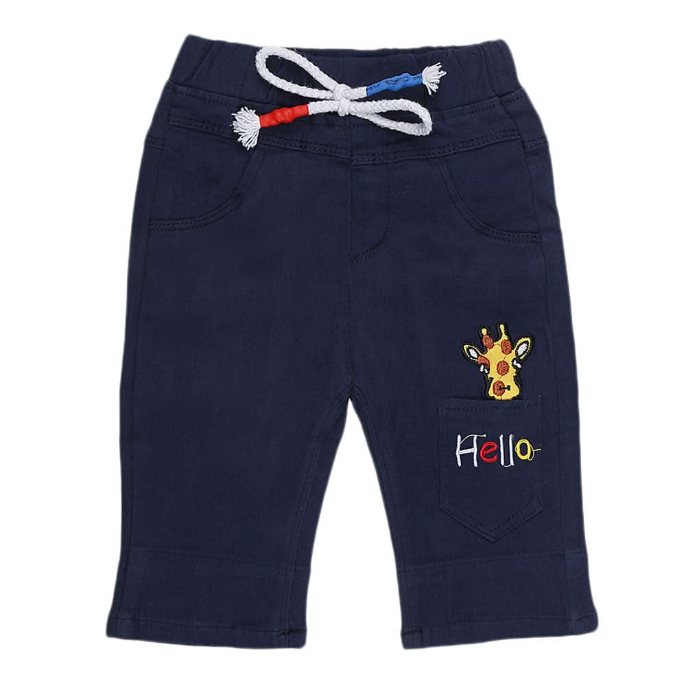 Boys Cotton Bermuda Short - Navy Blue, Kids, Boys Shorts, Chase Value, Chase Value