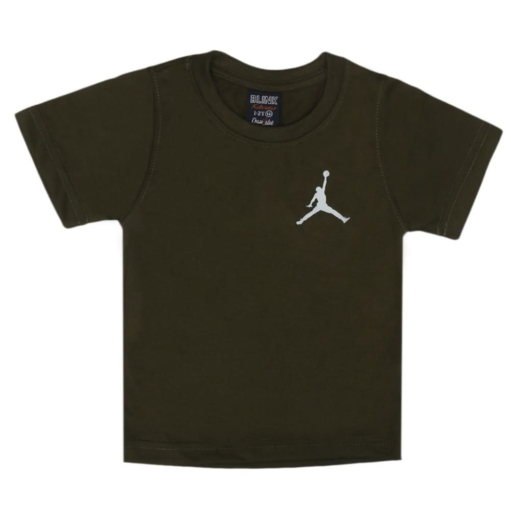 Boys Half Sleeves T-Shirt - Green, Boys T-Shirts, Chase Value, Chase Value