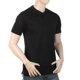 Men's Half Sleeves T-Shirt - Black, Men, T-Shirts And Polos, Chase Value, Chase Value