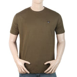 Men Half Sleeves T-Shirt - Olive Green, Men, T-Shirts And Polos, Chase Value, Chase Value