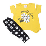 Newborn Girls Half Sleeves Suit - Yellow, Kids, Newborn Girls Sets And Suits, Chase Value, Chase Value
