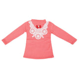 Girls Full Sleeves T-Shirt - Pink, Kids, Girls T-Shirts, Chase Value, Chase Value
