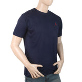 Men Half Sleeves T-Shirt - Navy Blue, Men, T-Shirts And Polos, Chase Value, Chase Value