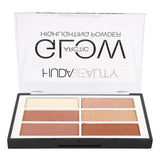 Huda Beauty Glow Arctic Highlighter 6 In 1 (H-73001), Beauty & Personal Care, Highlighter, Chase Value, Chase Value