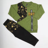 Boys Full Sleeves Suit - Green, Kids, Boys Sets And Suits, Chase Value, Chase Value