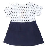 Newborn Girls Half Sleeves Frock - Navy Blue, Kids, Newborn Girls Frocks, Chase Value, Chase Value