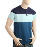 Men's Half Sleeves T-Shirt - Navy Blue, Men, T-Shirts And Polos, Chase Value, Chase Value