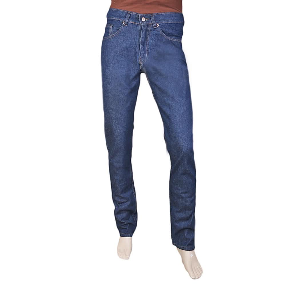 Men's Basic Rigid Denim Pant - Dark Blue, Men, Casual Pants And Jeans, Chase Value, Chase Value