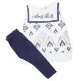 Newborn Girls Half Sleeves Suit - White - B, Kids, Newborn Girls Sets And Suits, Chase Value, Chase Value