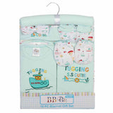 Newborn Gift Sets 10 Pcs - Cyan, Kids, Newborn Gift Set, Chase Value, Chase Value