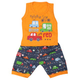 Boys Sando Suit - Orange, Kids, Boys Sets And Suits, Chase Value, Chase Value