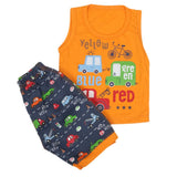 Boys Sando Suit - Orange, Kids, Boys Sets And Suits, Chase Value, Chase Value