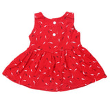 Newborn Girls Frock - Red, Kids, Newborn Girls Frocks, Chase Value, Chase Value
