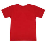 Boys Emboss Logo T-Shirt - Red, Boys T-Shirts, Chase Value, Chase Value
