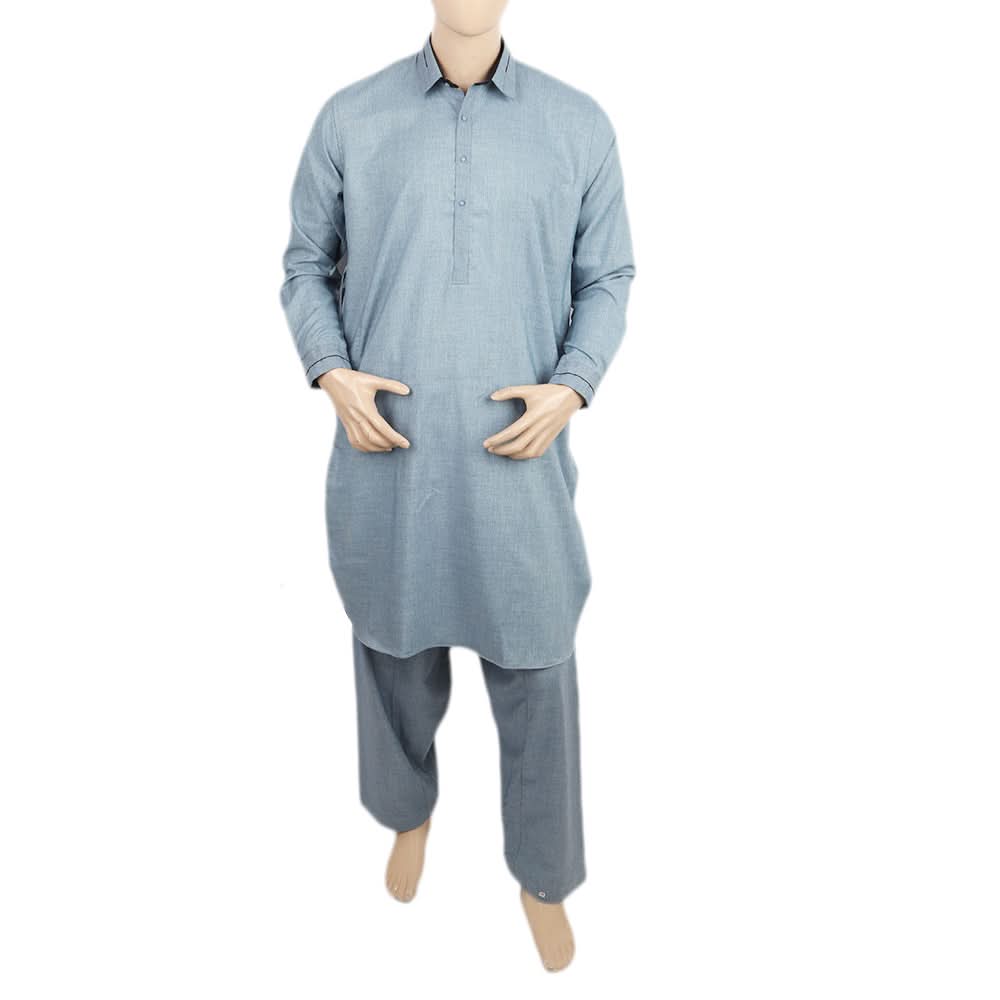 Men's Mashriq Kurta Shalwar - Light Blue, Men, Shalwar Kameez, Chase Value, Chase Value