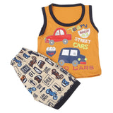 Boys Sando Suit - Mustard, Kids, Boys Sets And Suits, Chase Value, Chase Value