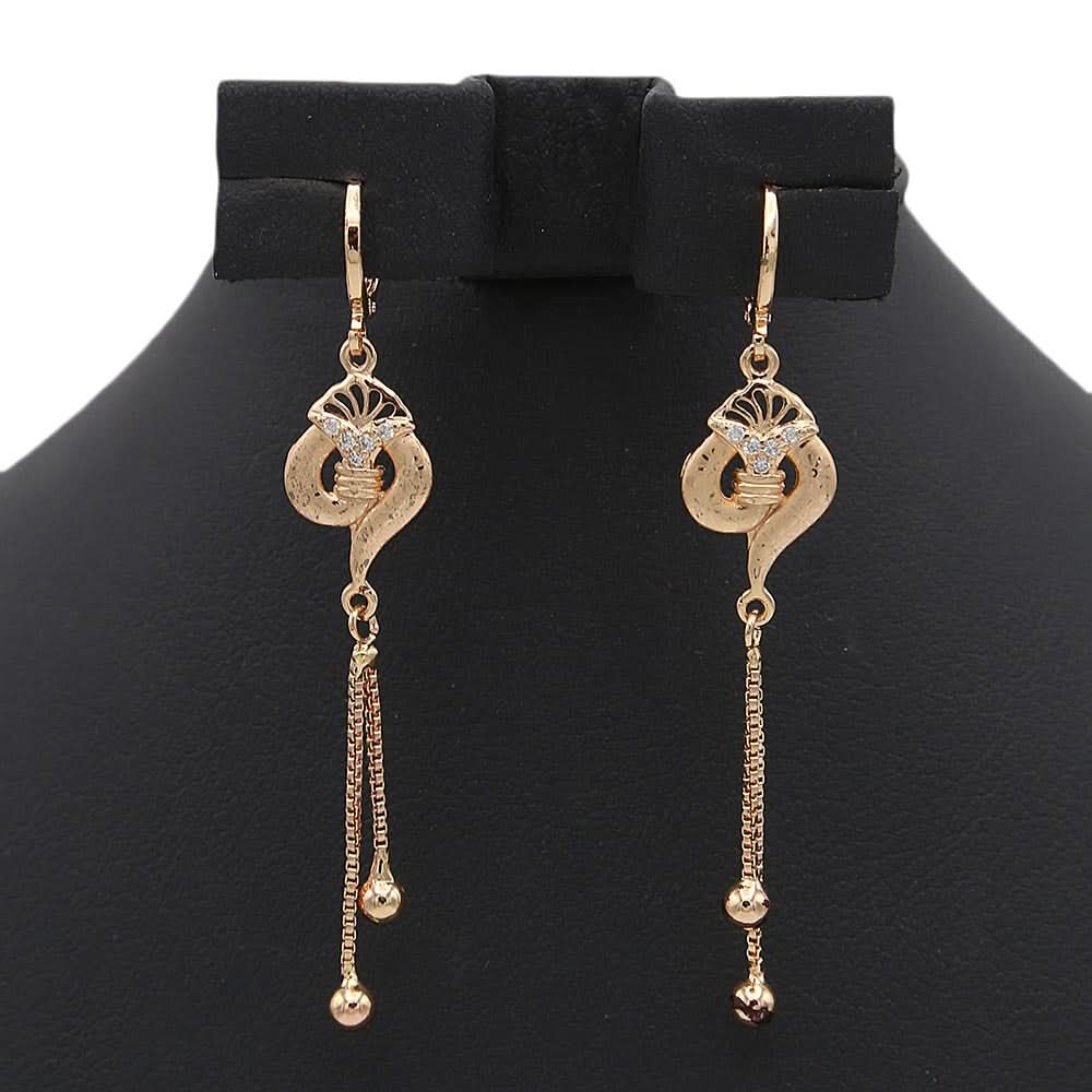 Women's Earring - Golden, Women, Earrings & Tops, Chase Value, Chase Value