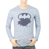 Men's Full Sleeves Twisted T-Shirt - Light Blue, Men, T-Shirts And Polos, Chase Value, Chase Value