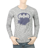 Men's Full Sleeves Twisted T-Shirt - Dark Grey, Men, T-Shirts And Polos, Chase Value, Chase Value