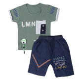 Boys Short Suit - Olive Green, Kids, Boys Sets And Suits, Chase Value, Chase Value