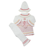 Newborn Girls Irani Suit - Red, Kids, NB Girls Sets And Suits, Chase Value, Chase Value