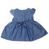 Newborn Girls Half Sleeves Suit - Denim - A, Kids, Newborn Girls Sets And Suits, Chase Value, Chase Value