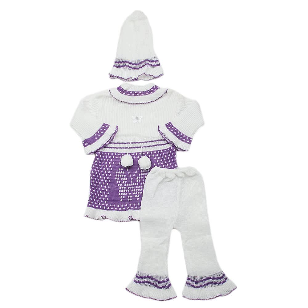 Newborn Girls Irani Suit - Purple, Kids, NB Girls Sets And Suits, Chase Value, Chase Value