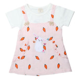Newborn Girls Half Sleeves Frock - Pink, Kids, Newborn Girls Frocks, Chase Value, Chase Value