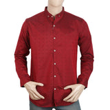 Men's Full Sleeves Casual Shirt - Maroon, Men, Shirts, Chase Value, Chase Value