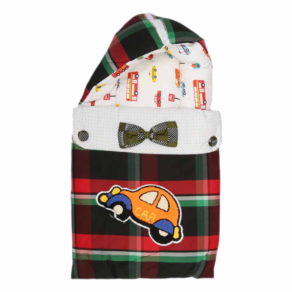 Newborn Embroidered Sleeping Bag 2 Pcs 6002 - Black, Kids, Sleeping Bags, Chase Value, Chase Value