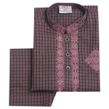 Boys Embroidered Shalwar Suit - Light Purple, Kids, Boys Shalwar Kameez, Chase Value, Chase Value