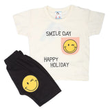 Newborn Boys Half Sleeves Suit - Off-White, Kids, NB Boys Sets And Suits, Chase Value, Chase Value