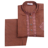Boys Embroidered Shalwar Suit - Mustard, Kids, Boys Shalwar Kameez, Chase Value, Chase Value