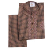 Boys Embroidered Shalwar Suit - Golden, Kids, Boys Shalwar Kameez, Chase Value, Chase Value