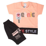 Newborn Boys Half Sleeves Suit - Peach, Kids, NB Boys Sets And Suits, Chase Value, Chase Value