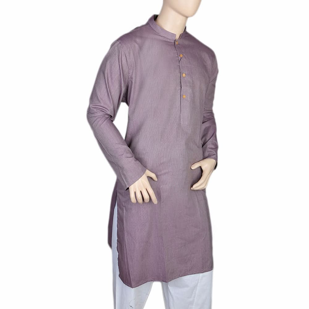 Mashriq Slim Fit Kurta For Men - Purple, Men, Kurtas, Chase Value, Chase Value