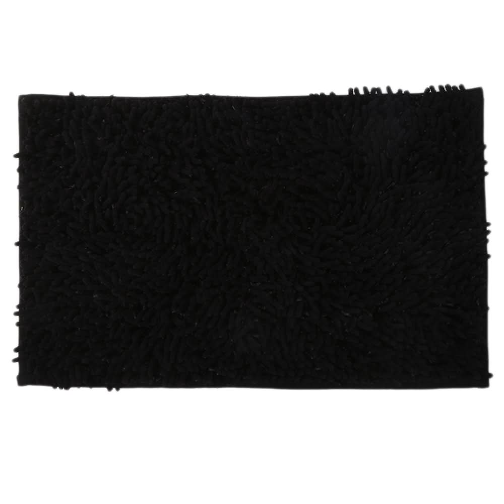 Double Thread Micro Fiber Door Mat 40x60 - Black, Home & Lifestyle, Mats, Chase Value, Chase Value
