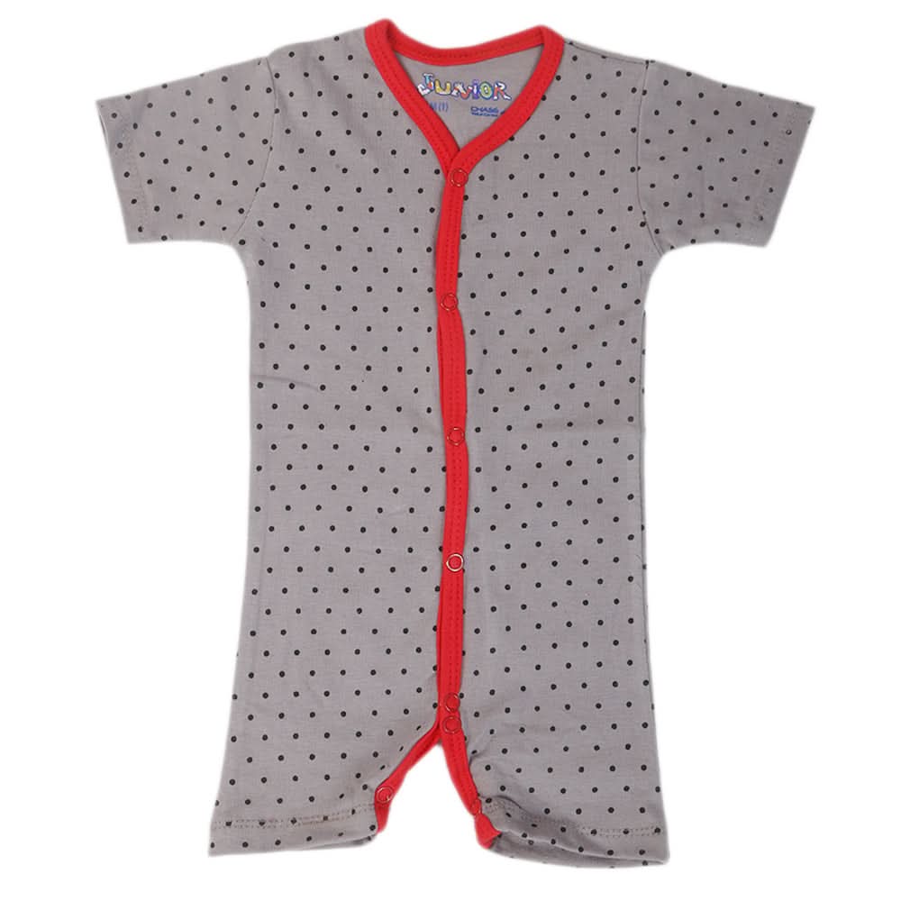Newborn Girls Fancy Romper Aop - Grey, Kids, NB Girls Rompers, Chase Value, Chase Value