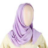 Women's Silk Scarf - Light Purple, Women, Shawls And Scarves, Chase Value, Chase Value