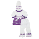 Newborn Girls Irani Suit - Purple, Kids, NB Girls Sets And Suits, Chase Value, Chase Value
