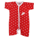Newborn Girls Fancy Romper Aop - Red, Kids, NB Girls Rompers, Chase Value, Chase Value