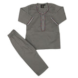 Newborn Boys Shalwar Suit - Dark Grey, Kids, Newborn Boys Shalwar Suits, Chase Value, Chase Value