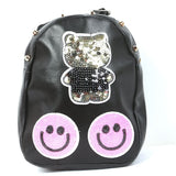 Girls Backpack 7572B - Black, Kids, School And Laptop Bags, Chase Value, Chase Value