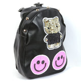 Girls Backpack 7572B - Black, Kids, School And Laptop Bags, Chase Value, Chase Value